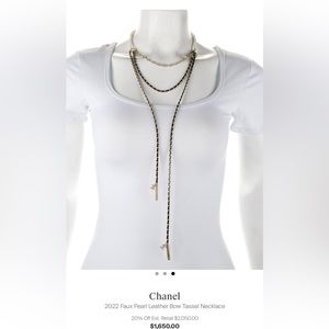 RARE Chanel choker/bolero style CC Chanel logo necklace.